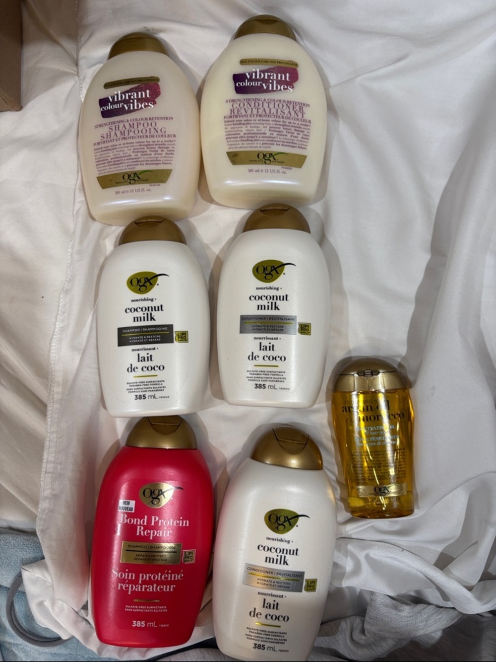 OGX SHAMPOO AND CONDITIONER BUNDLE NEW UNUSED NO BOX